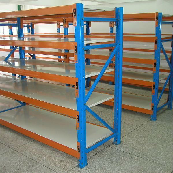 Factory Direct Medium Duty Steel Warehouse Shelving System Storage Garage Selective Racking Shelves Adjustable Anti-Rust