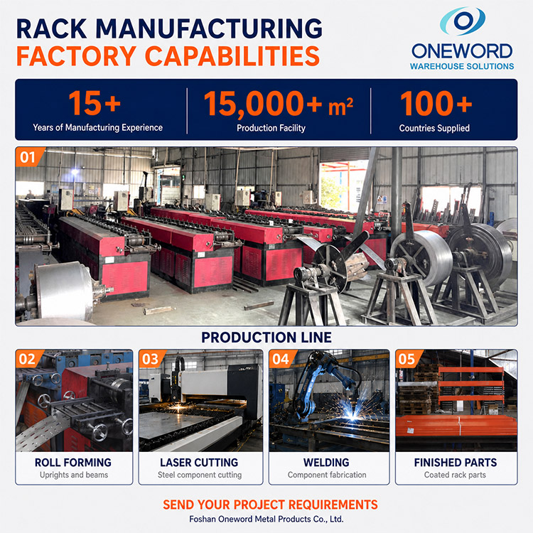 Custom Heavy Duty Pallet Racking System Industrial Steel Warehouse Storage Racks for Manufacturing Material Storage