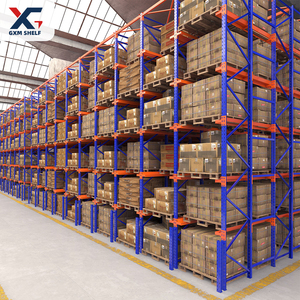 GXM Industrial Rack Heavy Duty Warehouse Rack Boltless System Storage Pallet Shelving Industrial Shelves Drive-in Rack