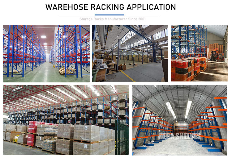 Wholesale Industrial Shelves Storage Racks Double Sided Heavy Duty Cantilever Racking System Cantilever Racks