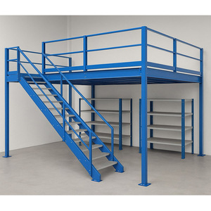 Space-Saving Industrial Mezzanine Platform Heavy Duty Multi-level Warehouse Steel Floor Customized Corrosion Protected