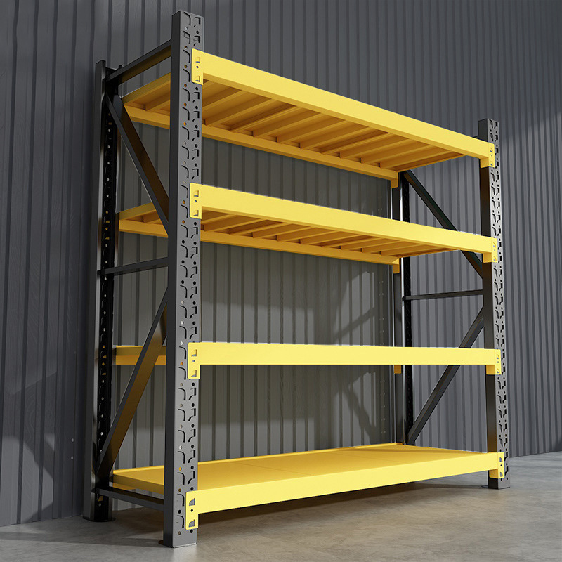 Industrial Metal Light Duty Warehouse Steel Storage Rack Systems Adjustable Boltless Metal Shelving Units
