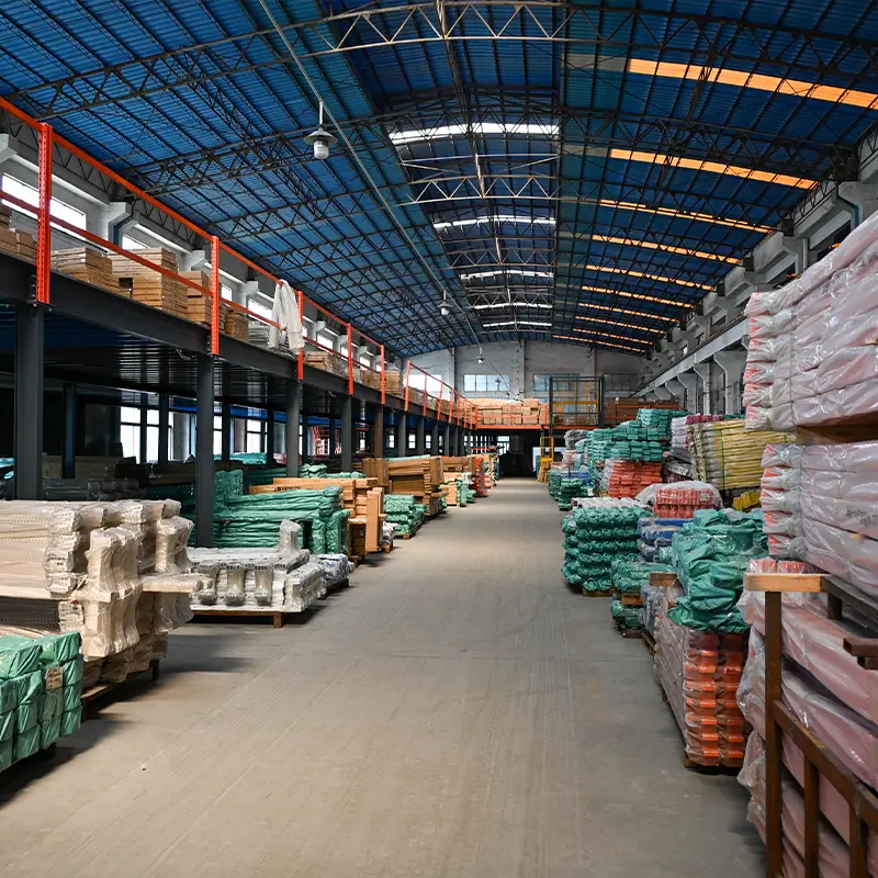 Powder-coated heavy duty steel racking components