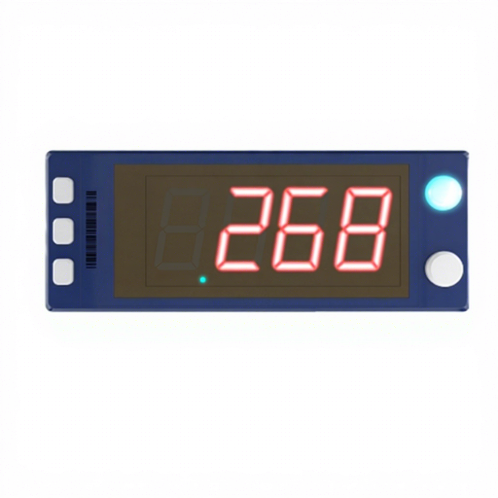 3-Digit Electronic Rack Tag RGB Indicator Light Touch Button Wired Power Picking to Light System 868MHz Warehouse Storage Module