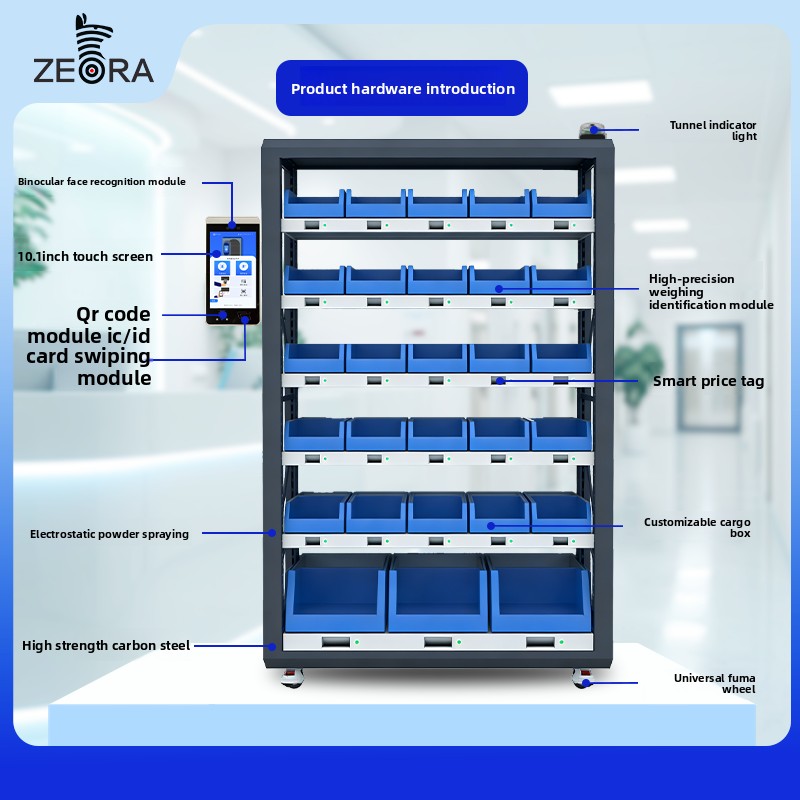 Smart Lighting Picking System Smart Warehouse Management System Digital Fast Picking Material Shelves No Hanging Net Model