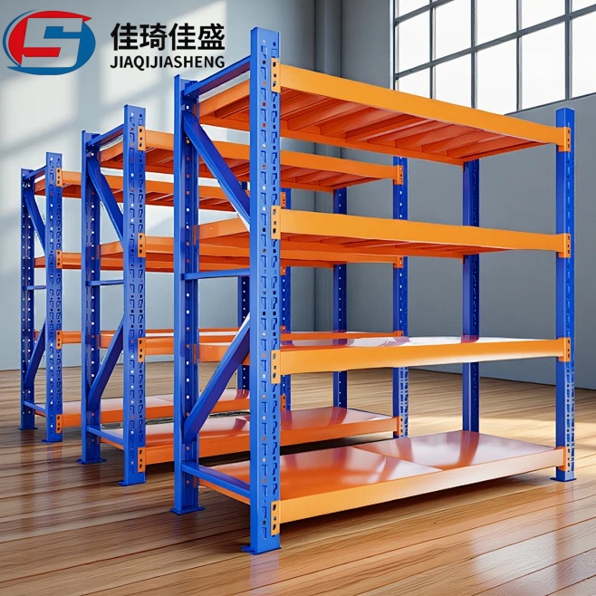 Adjustable Steel Warehouse Shelving Rack Multi Layer Storage Cabinet Pallet Stacking Shelf for Garage Workshop