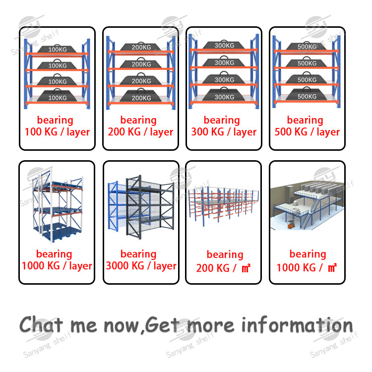 Custom Heavy Duty Shelving 300 Kg Layer Garage Black 4 Tier Warehouse Storage Metal Stacking Shelf Rack Unit for Warehouse