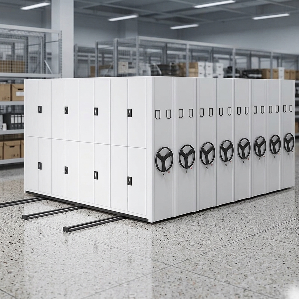 Wholesale Mobile Compact Shelving Supplier, High Quality Steel Movable Archive Storage Rack for Bulk Order