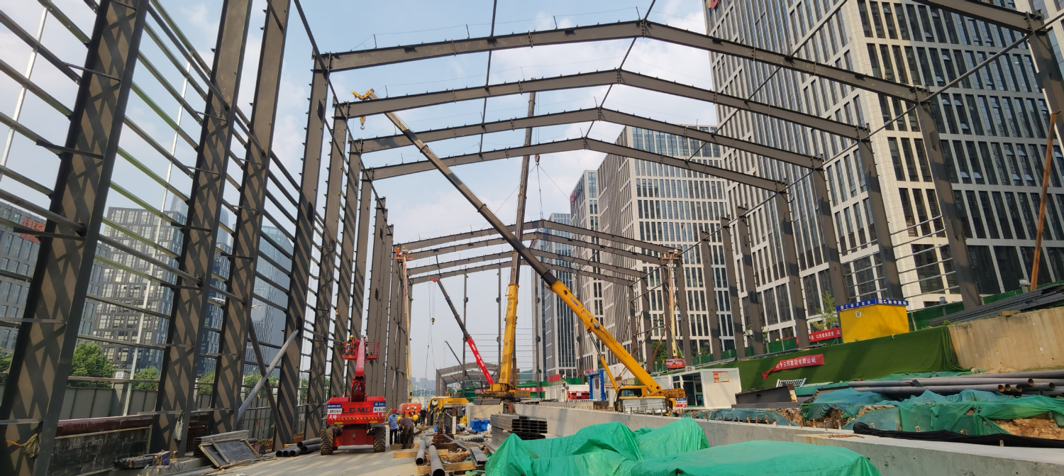 Honeycomb Beam Steel Structure Warehouse H Section Prefab Industrial Logistics Storage Workshop Metal Shed Building