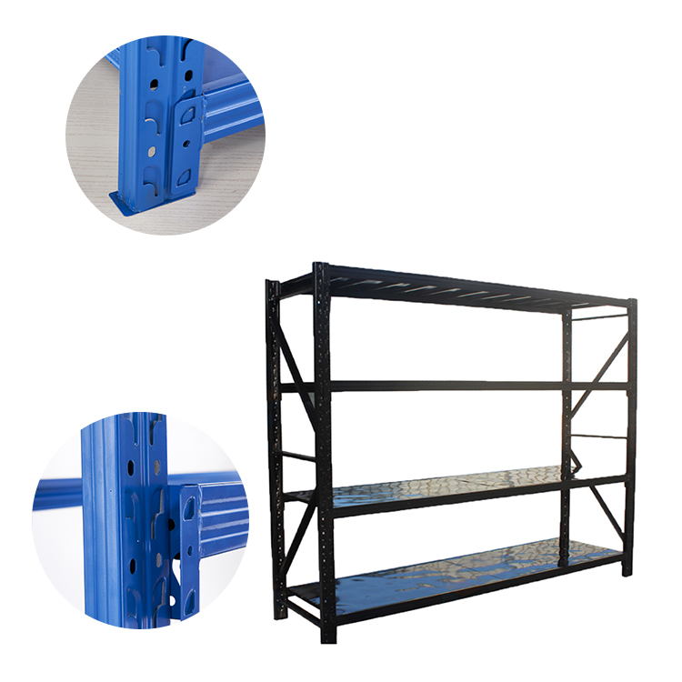 New Warehouse Longspan Racking Customized Color Supermarket Rack Manufacturers 200Kg Steel Wide Span Shelving Racks