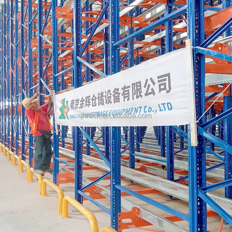 Factory Direct Advanced High-Density Automated Storage &amp; Retrieval System (AS/RS) with Pallet Shuttle Rack for Logistics Center