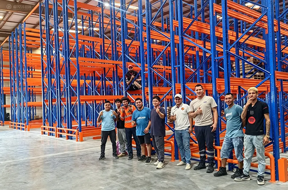 Warehouse racking vertical alignment verification