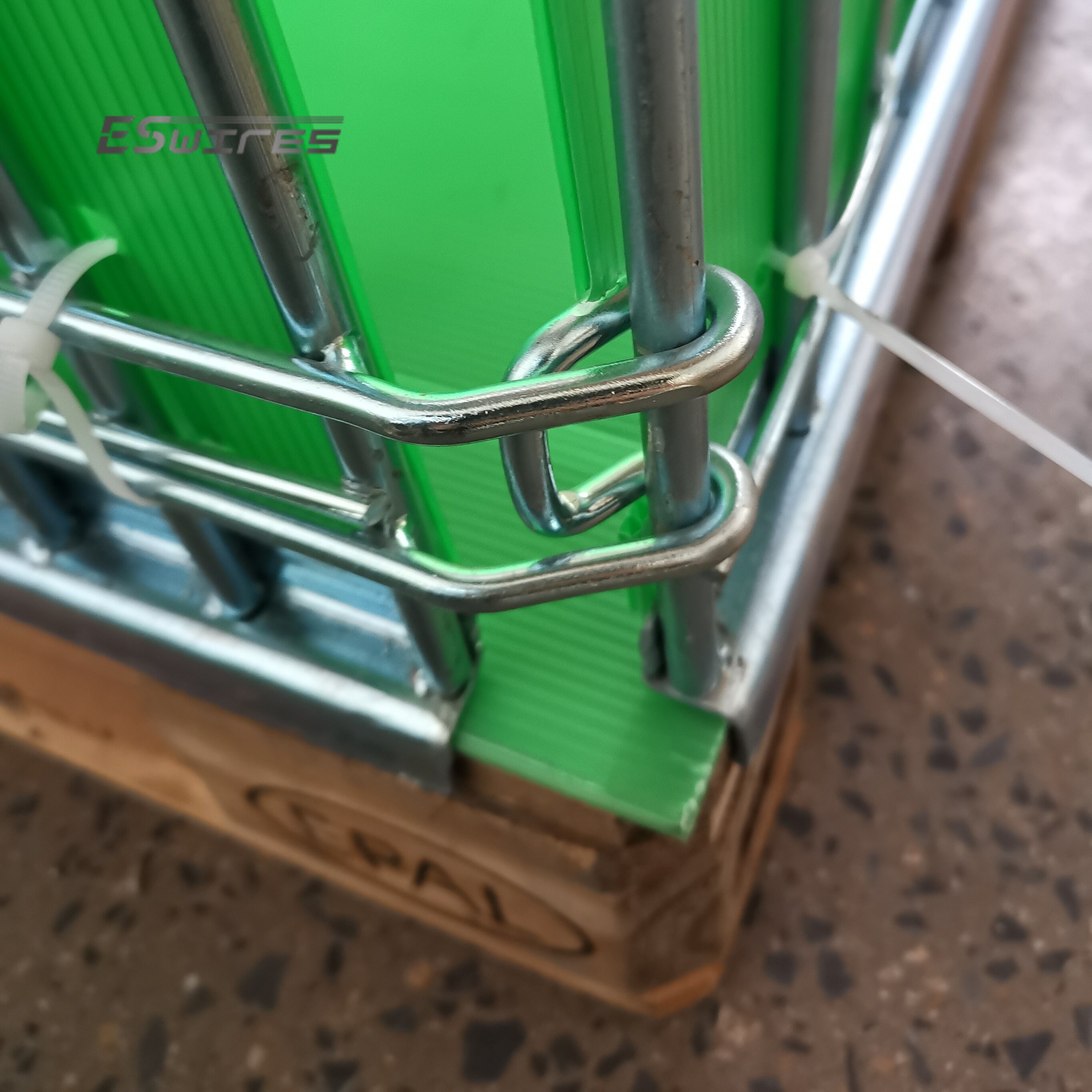 Stacking Durable Warehouse Secure Storage Foldable Wire Mesh Pallet Cage for EURO Pallets