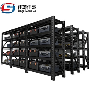 Industrial Metal Light Duty Warehouse Q235B Steel Storage Shelf Rack Systems Adjustable Boltless Metal Shelving Units