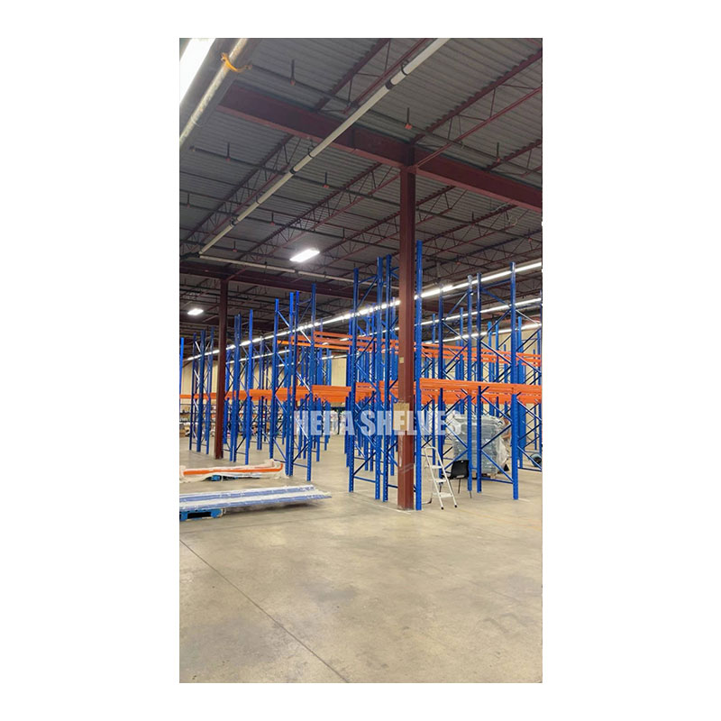 Warehouse Racks for Spare Parts 600kg 4-layer Warehouse Metal Steel Stacking Rack case Flow Warehouse Rack