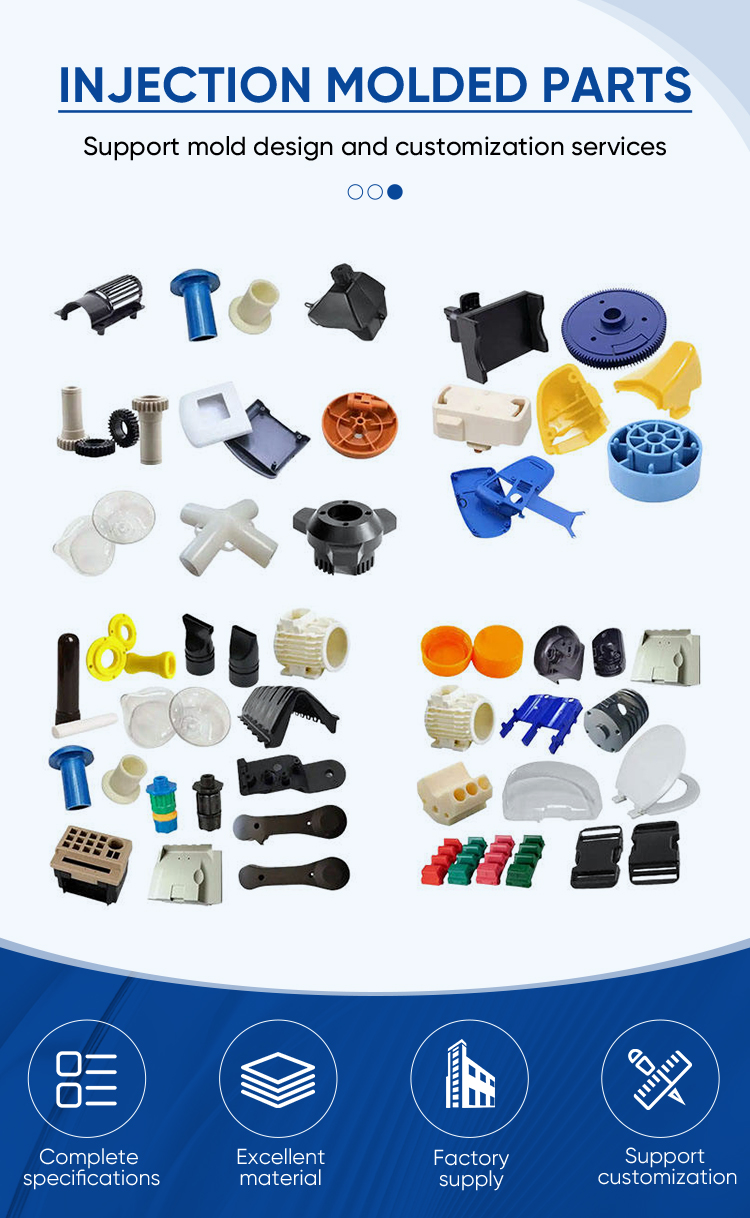 Custom Injection Molded Plastic Parts Reinforced PP Pallet Feet For Warehouse Automatic Logistics Transport Rack Parts