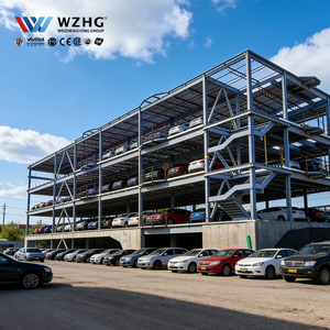 Reserved-Parking Steel Car Park Tower Heavy Duty Welding Steel Workshop Building Numbering System For Assigned-space Tenant