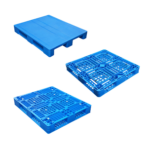 Preface 1200x1000 Light Duty HDPE 4-Way Entry Environmentally Friendly Euro Rack Open Bottom Deck Plastic Pallet