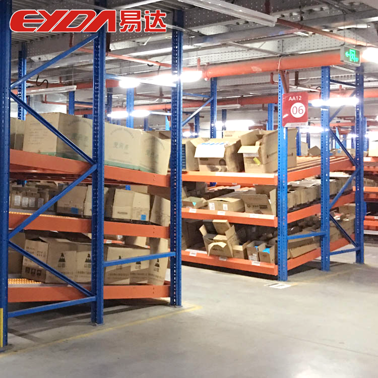 Heavy Duty Steel Carton Flow Rack Adjustable Multi Level Warehouse Shelving Corrosion Protection Powder Coated