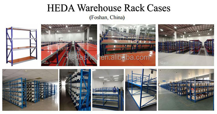 HEDA Guangzhou Steel Pallet Racking System Warehouse Rack Storage Shelves Heavy Duty