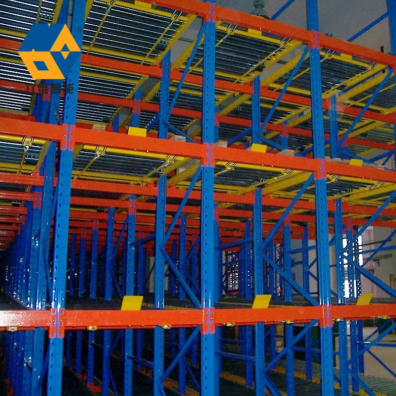 Heavy Duty Gravity Flow Pallet Racking Roller Tracks Warehouse Storage Gravity Roller Shelf Rack