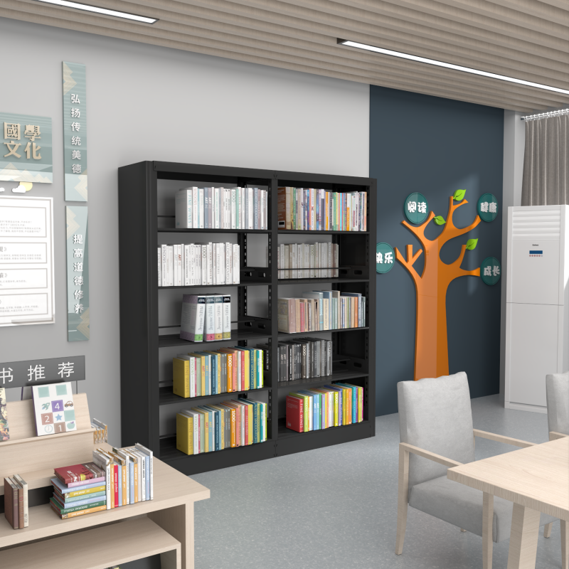Household Storage Shelves Cabinets Study Rooms Floor Standing Single Sided Libraries Supermarkets Rack Unit Use Bulk Purchasing
