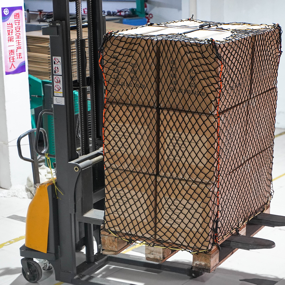 Shelf Cargo Secured Prevent Falling Reusable Pallet Containment Nets Pallet Securing Net Cargo Pallet Net