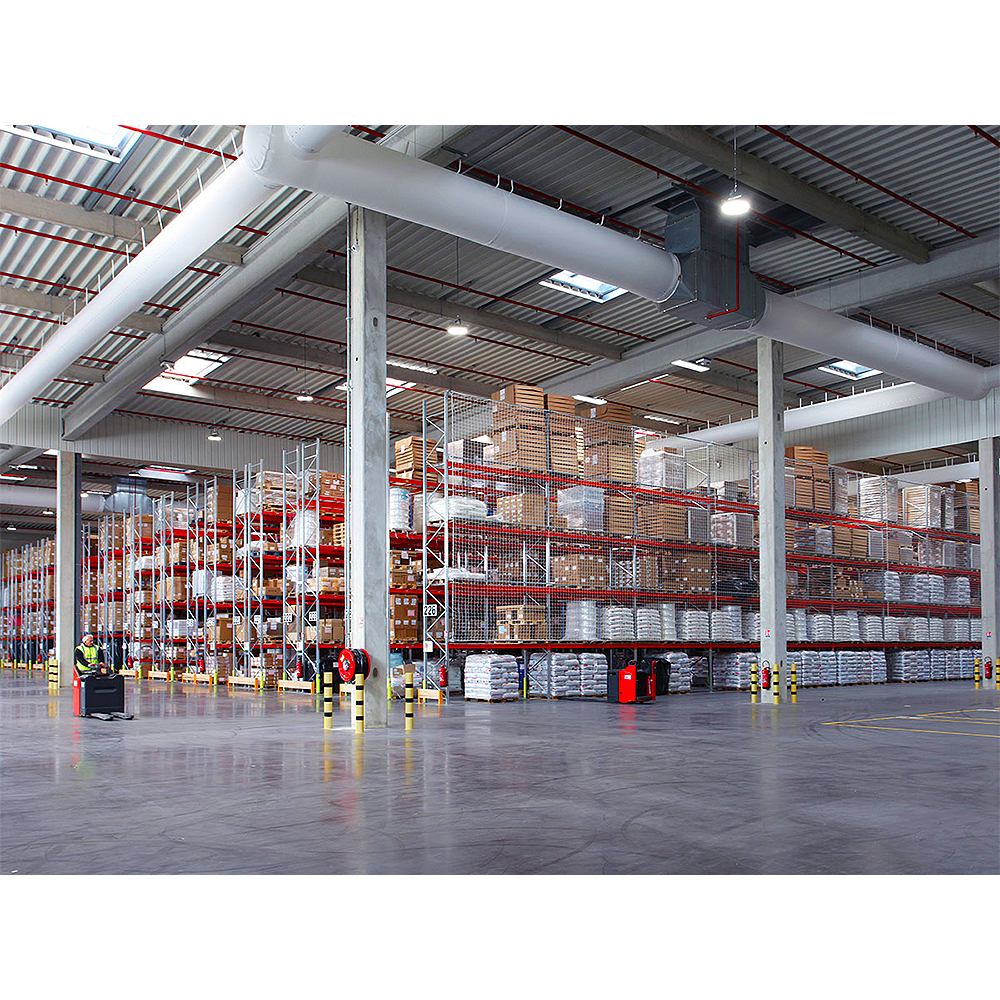 Industrial Warehouse Racking System With Heavy Duty Steel Pallet Rack Beams