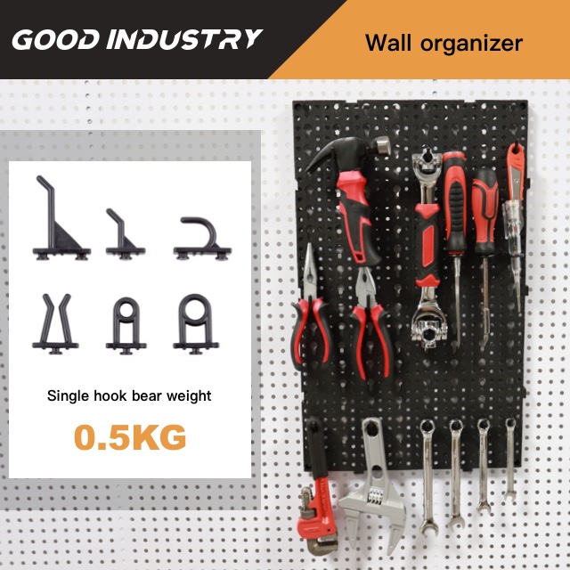 Wholesale Wall Mount Display Tool Organizer Wall Tool Rack Panel Pegboard