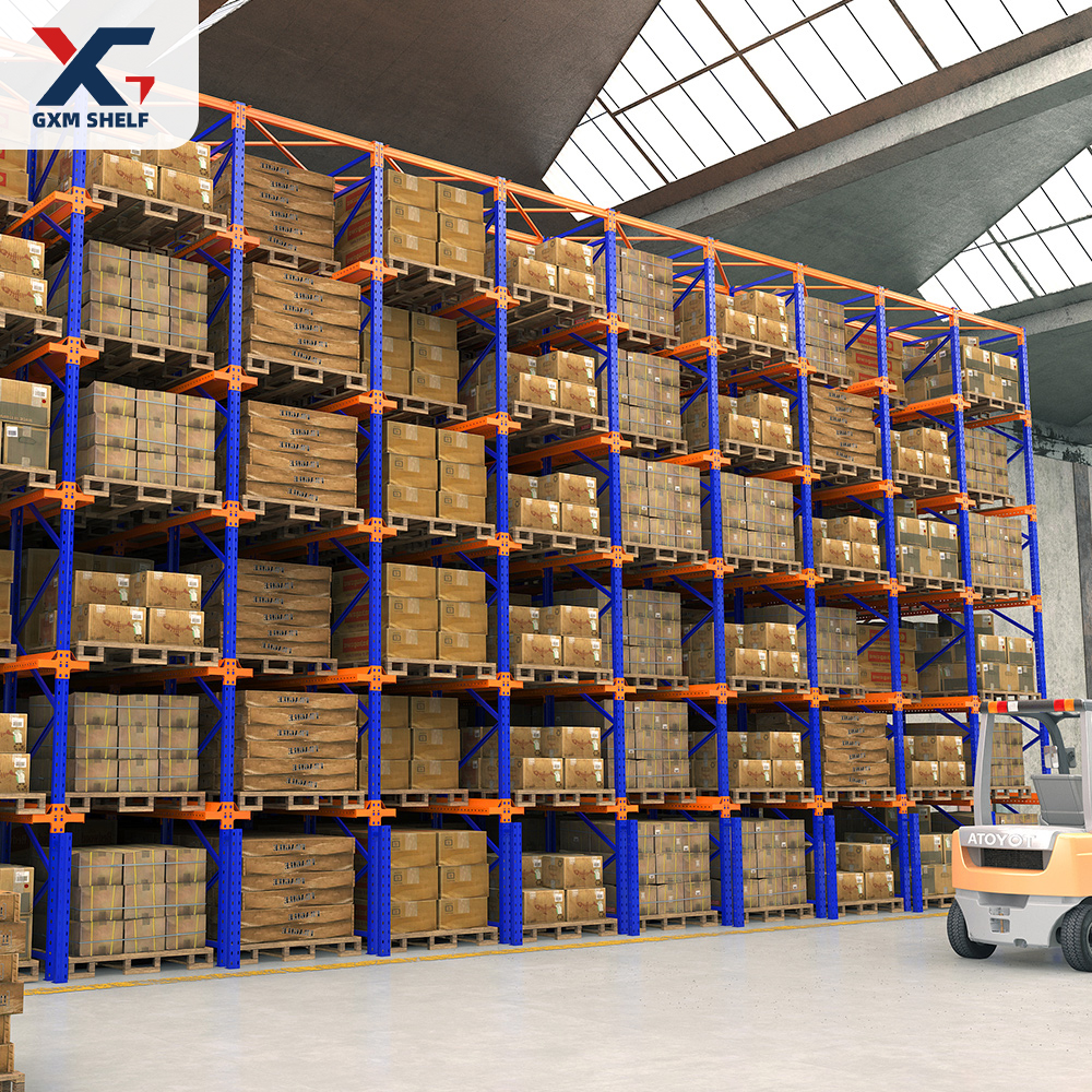 GXM Industrial Heavy Duty Warehouse Rack Boltless Storage Pallet Racking System Shelving Drive-in Rack
