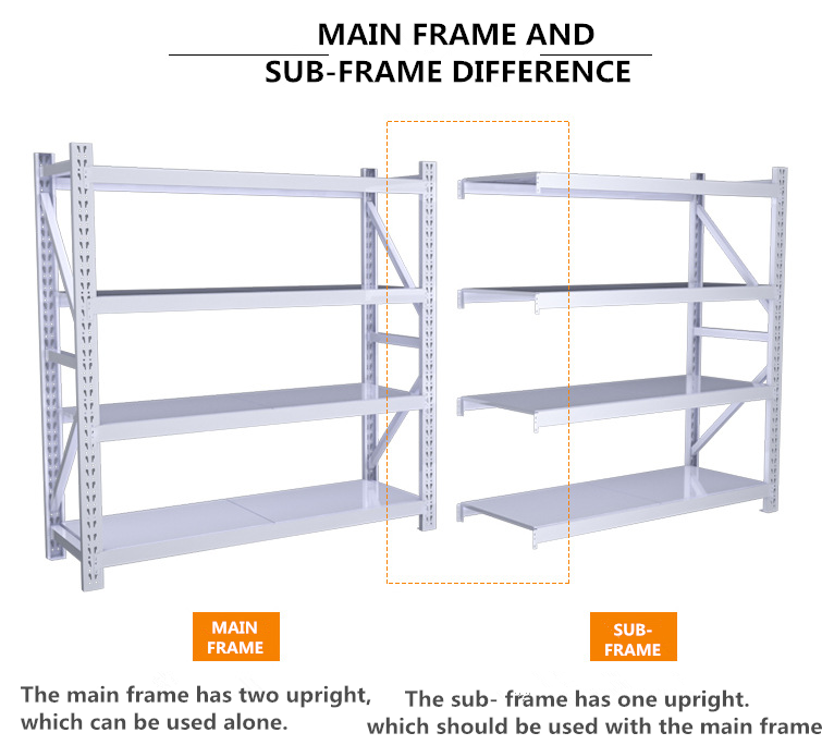 Retail wooden shelf side view