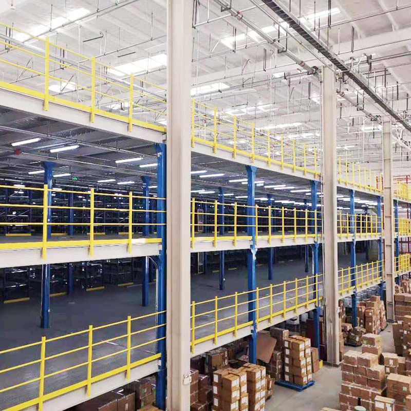 Industrial Customized Steel Mezzanine Attic Platform Warehouse Picking Rack Corrosion Protection Storage Shelves High Load