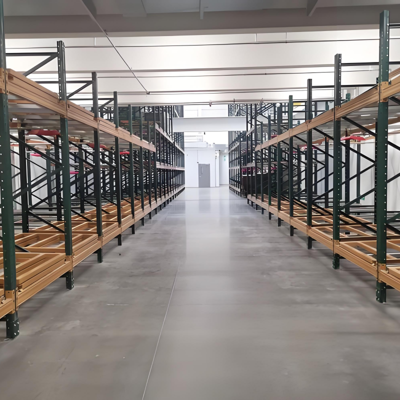 Space Saving Push Back Pallet Racking Nestable Cart for Medium Turnover Single SKU Warehouse Storage