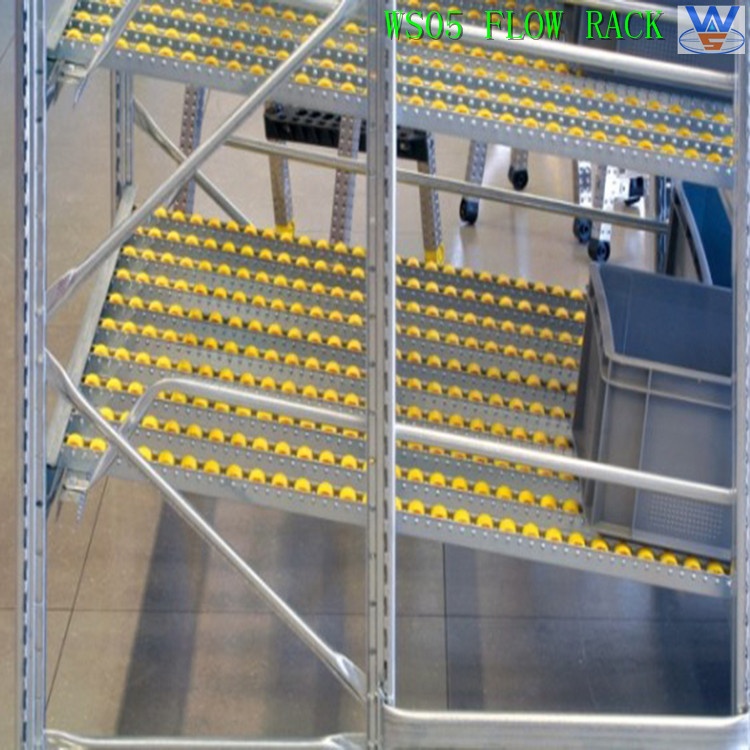Customized FIFO Roller Racking Dynamic Storage Rack Carton Flow Rack For 2024 Promotion