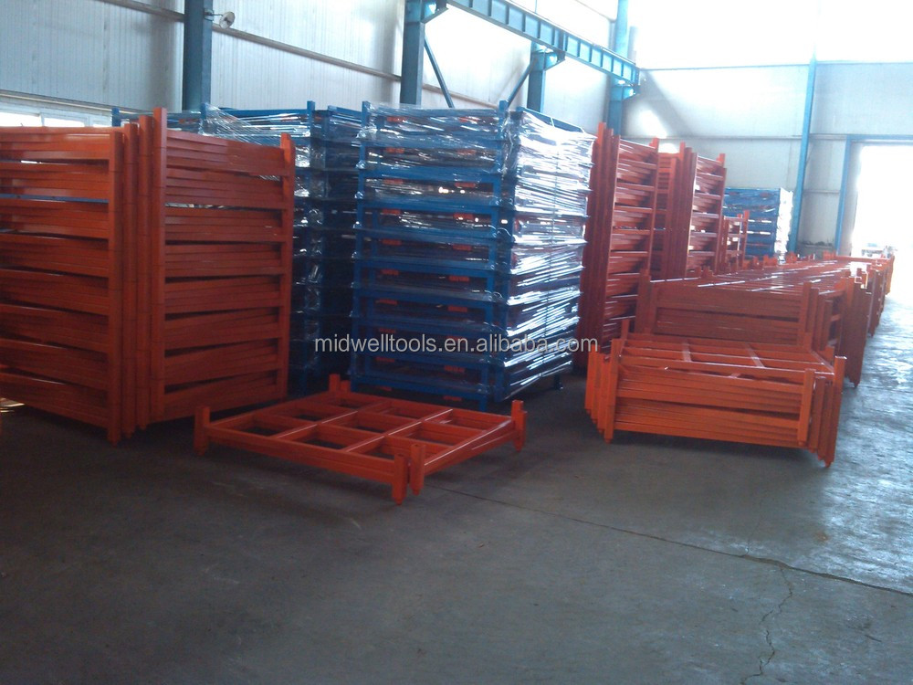 Metal Pallet Feet for Detachable and Foldable Steel Stillage Stacking Racks