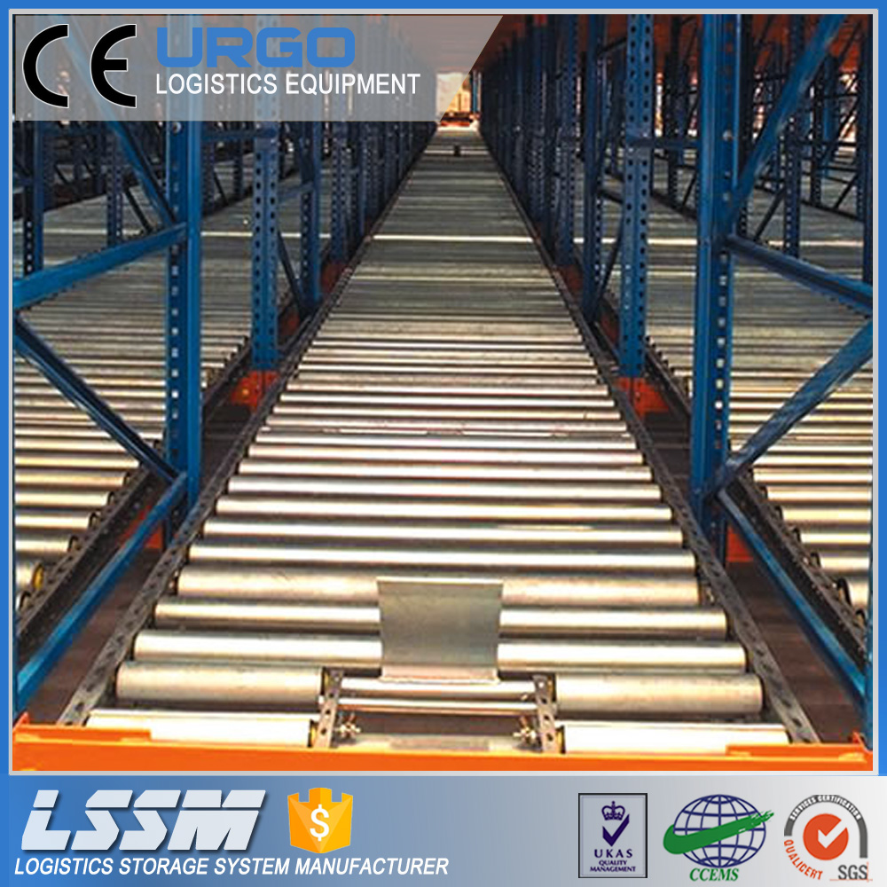 URGO Professional Intensive Storage Flow Rack Roller Pallet Racking for Gravity Racks