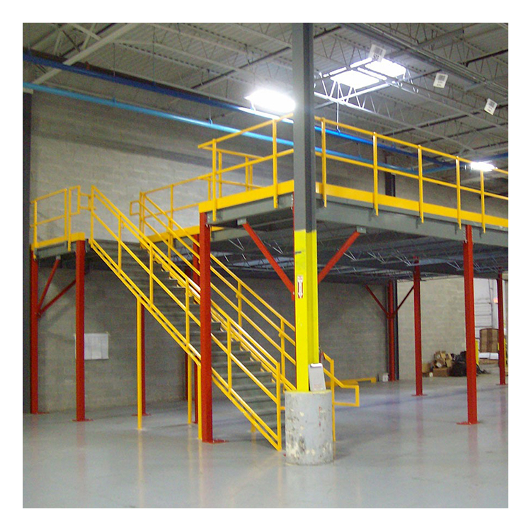 150 square Meter Customized Attic Industrial Storage Pallet Racking 2 Floors Mezzanine Shelving Rack System Steel Platform