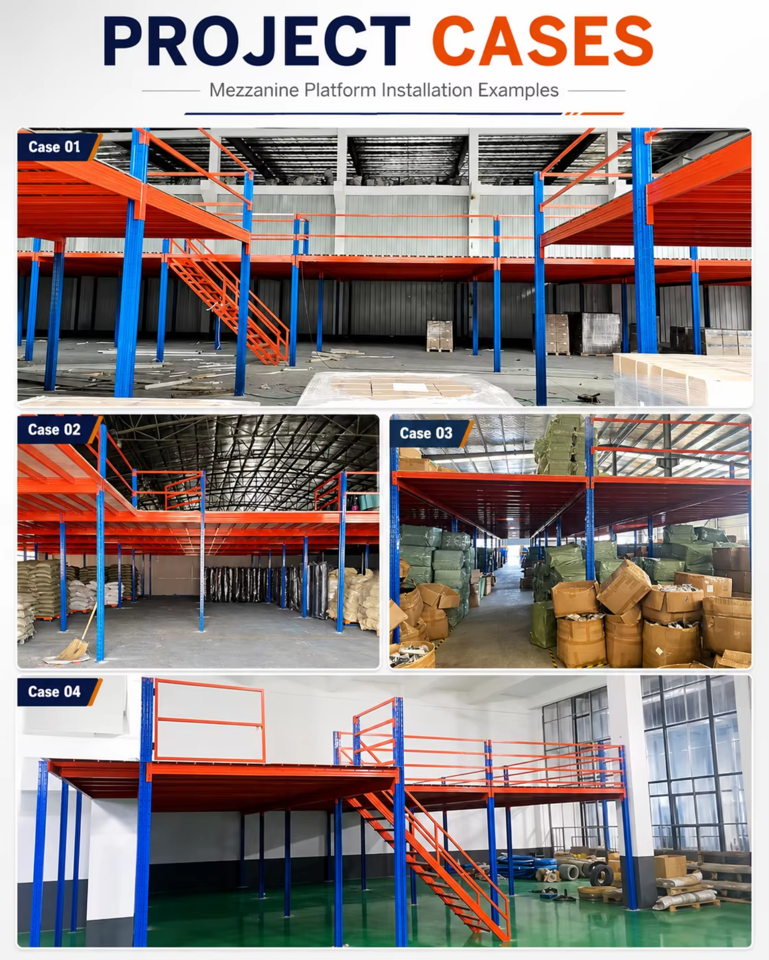OEM Customized Steel Mezzanine Floor Manufacturer for Warehouse Storage and Factory Projects