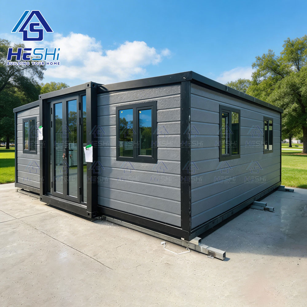 Light Gauge Steel Frame 40Ft Container Expandable House 4 Bedroom Luxury Tiny Waterproof Turnkey Prefab Home Cabin