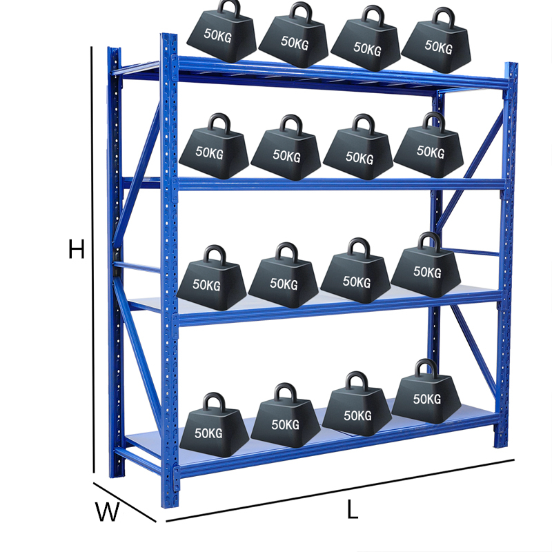 Factory Metal Display Shelf Industrial Warehouse Storage Rack Systems Heavy Duty Shelf Rack