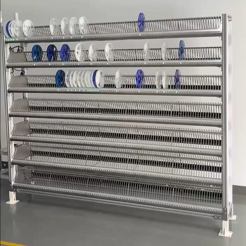 NEW Macinte IRS-20R-1400-7D-16 Stainless Steel 7-Layer SMT Reel Intelligent Selective Pallet Rack ESd Protection for Warehouse