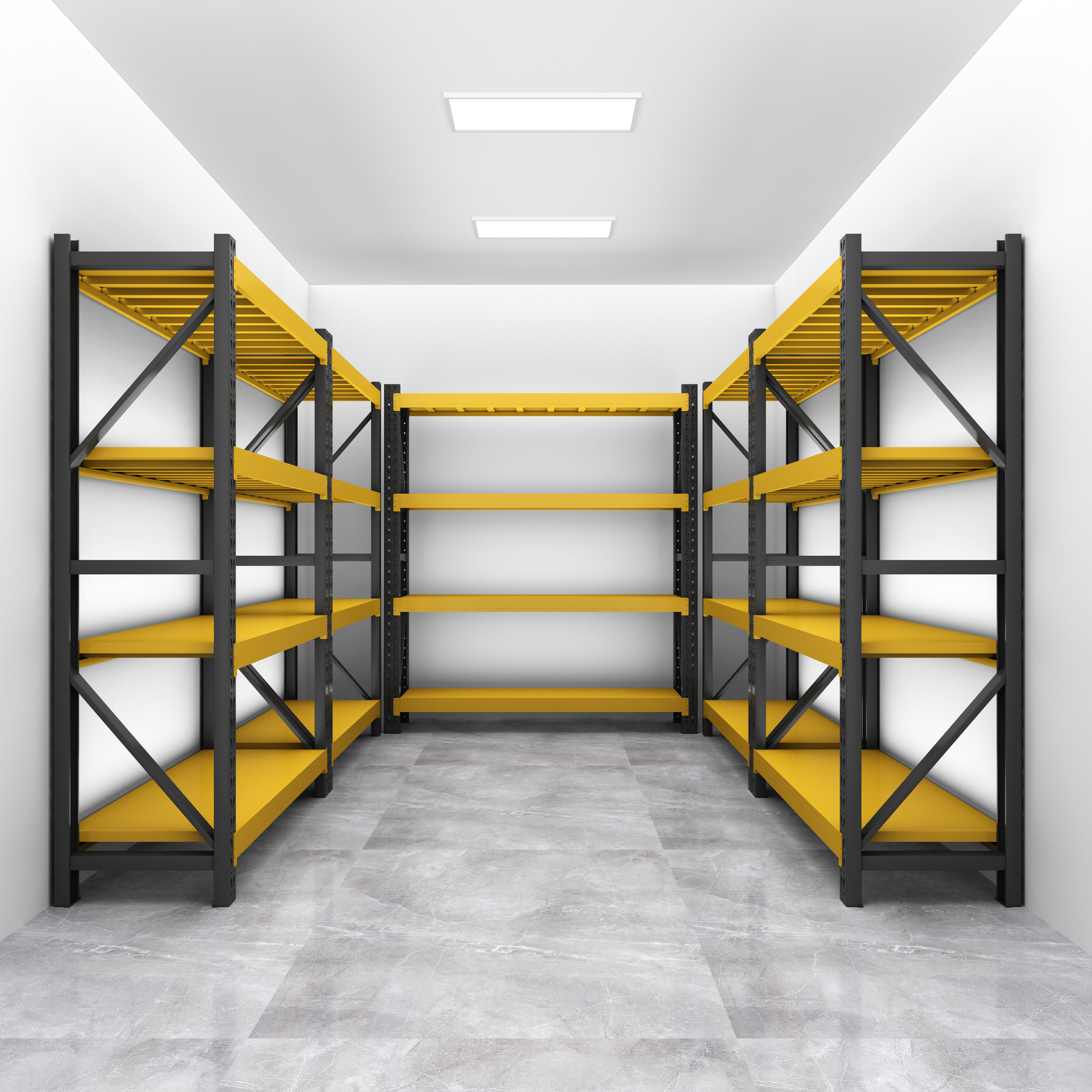 Industrial Metal Light Duty Warehouse Steel Storage Rack Systems Adjustable Boltless Metal Shelving Units