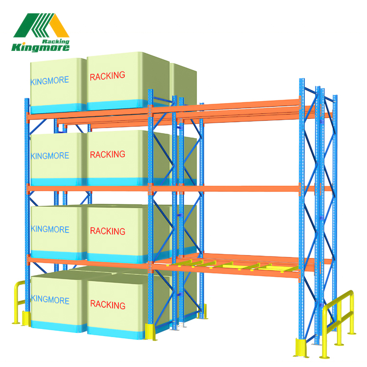 industrial galvanized steel rack heavy duty pallet racking system VNA/double deep high density warehouse storage racks