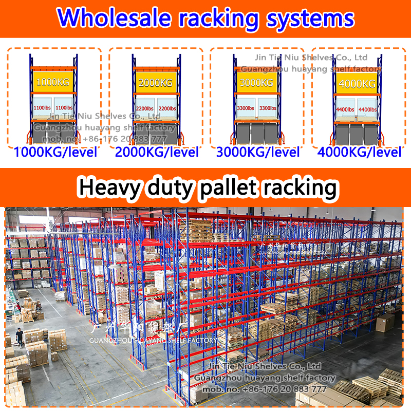 Guangzhou Rack Adjustable Pallet Racking System 2000KG 2200KG 2200KG 2300KG 2400KG 2500KG Pounds Tons