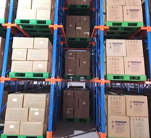 Heavy-Duty VNA Pallet Racking System Metal Drive-In Warehouse Rack