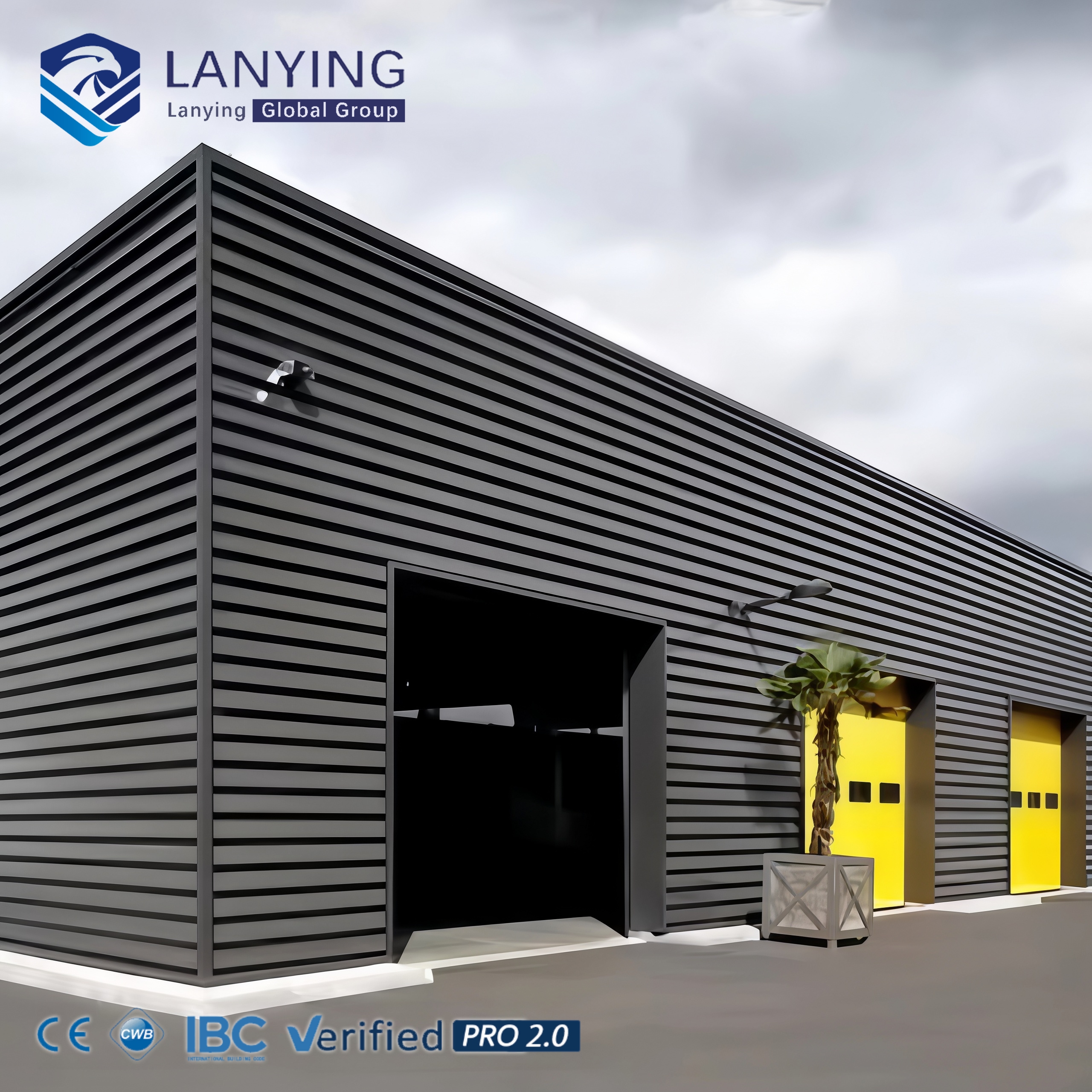 Versatile Industrial Steel Structure Warehouse For Logistics Distribution Center And Large Scale Cargo Storage