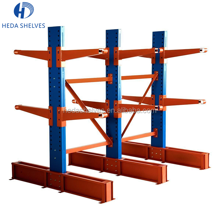 Cantilever Racking Industrial Storage Shelving Heavy Duty Rack Cantilever Racking System For Warehousing Storage