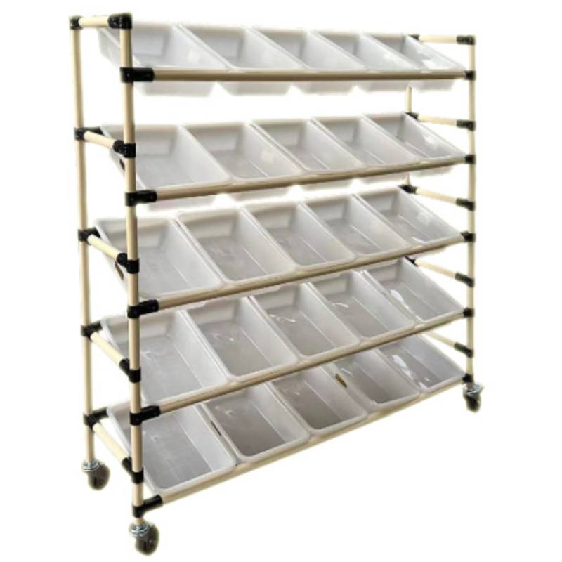 Heavy Duty Picking Truck Pick-up Sorting Cart Movable Hand Trolley Warehouse Material Shelf