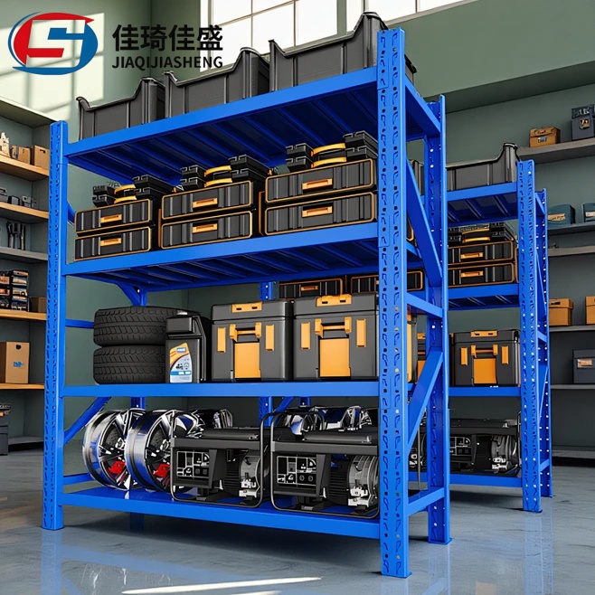 Industrial Metal Light Duty Warehouse Q235B Steel Storage Shelf Rack Systems Adjustable Boltless Metal Shelving Units