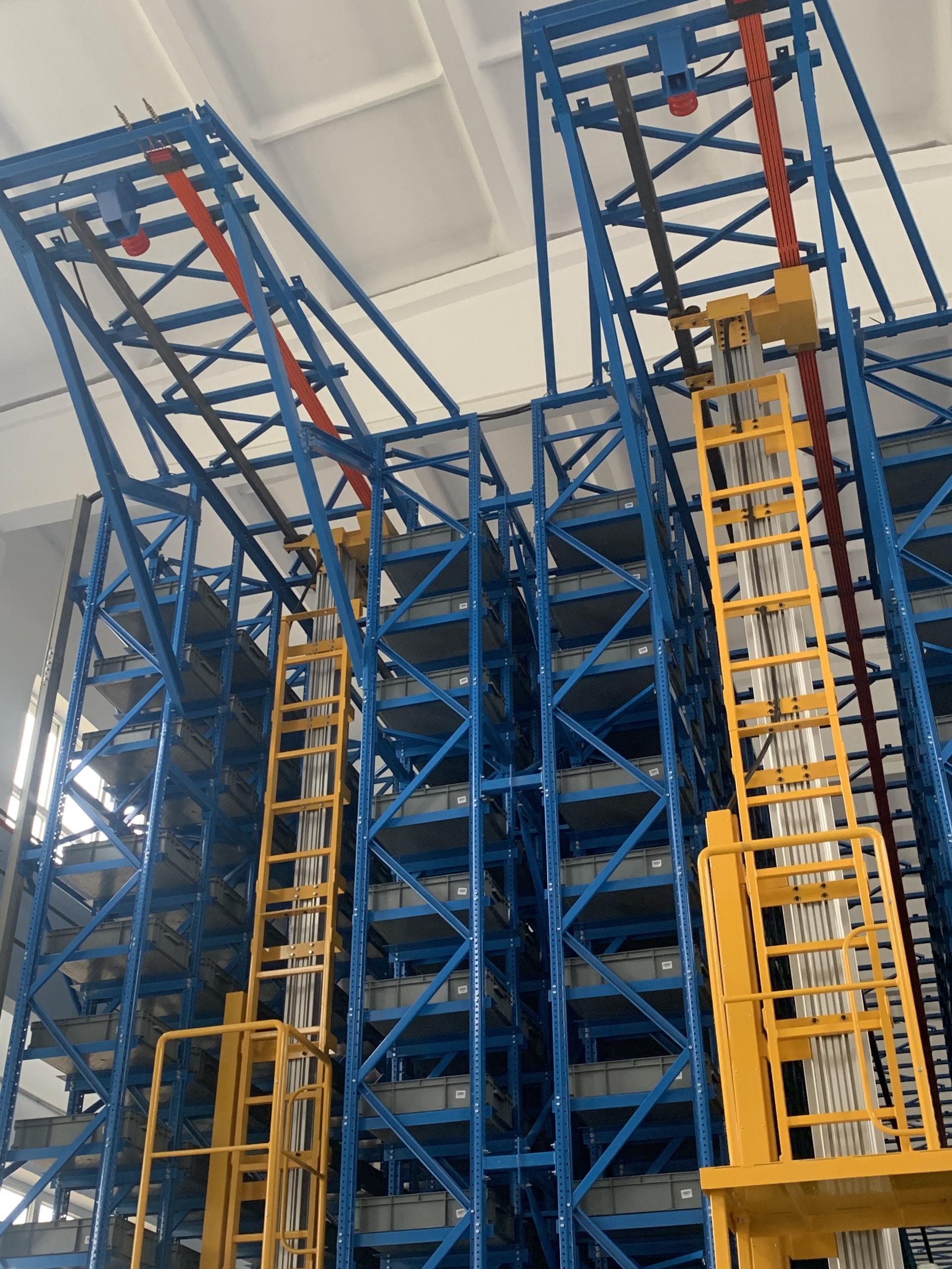 Manufacturer Supply Medium Duty Steel ASRS Warehouse Robot Storage Retrieval Picking System with Adjustable Stacking Crane